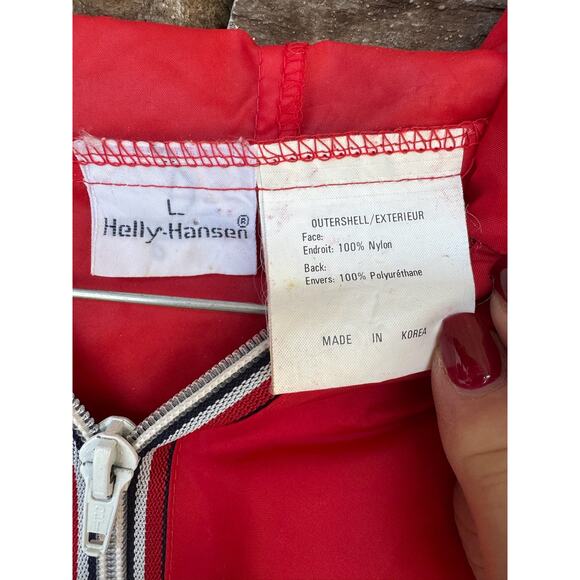 Helly Hansen Vintage Rain Jacket/Windbreaker-Size Large - Picture 3 of 11